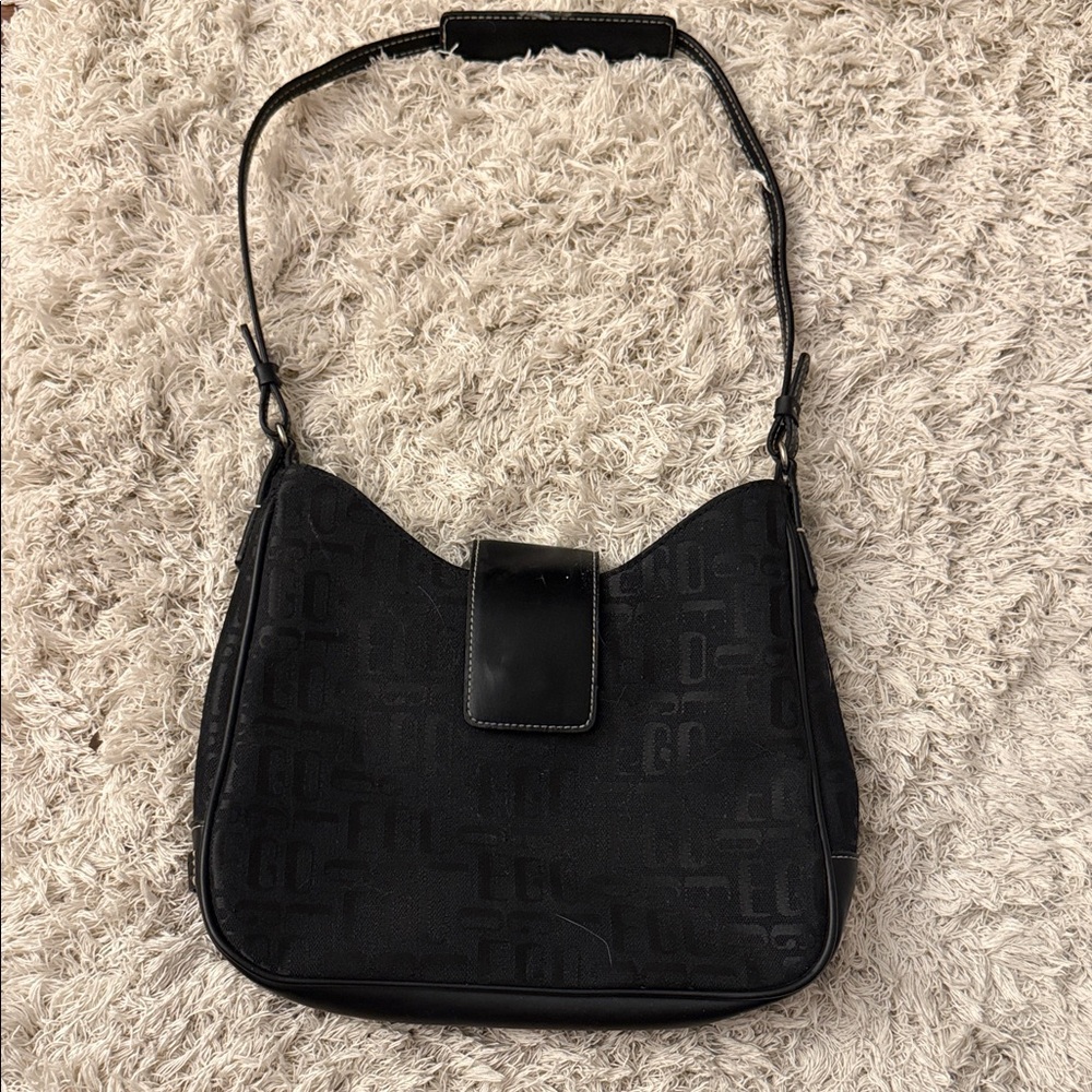 EGO Black Genuine Leather Purse